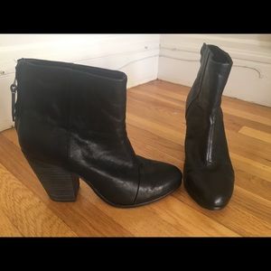 Rag & Bone Original Newbury Black Leather Boots